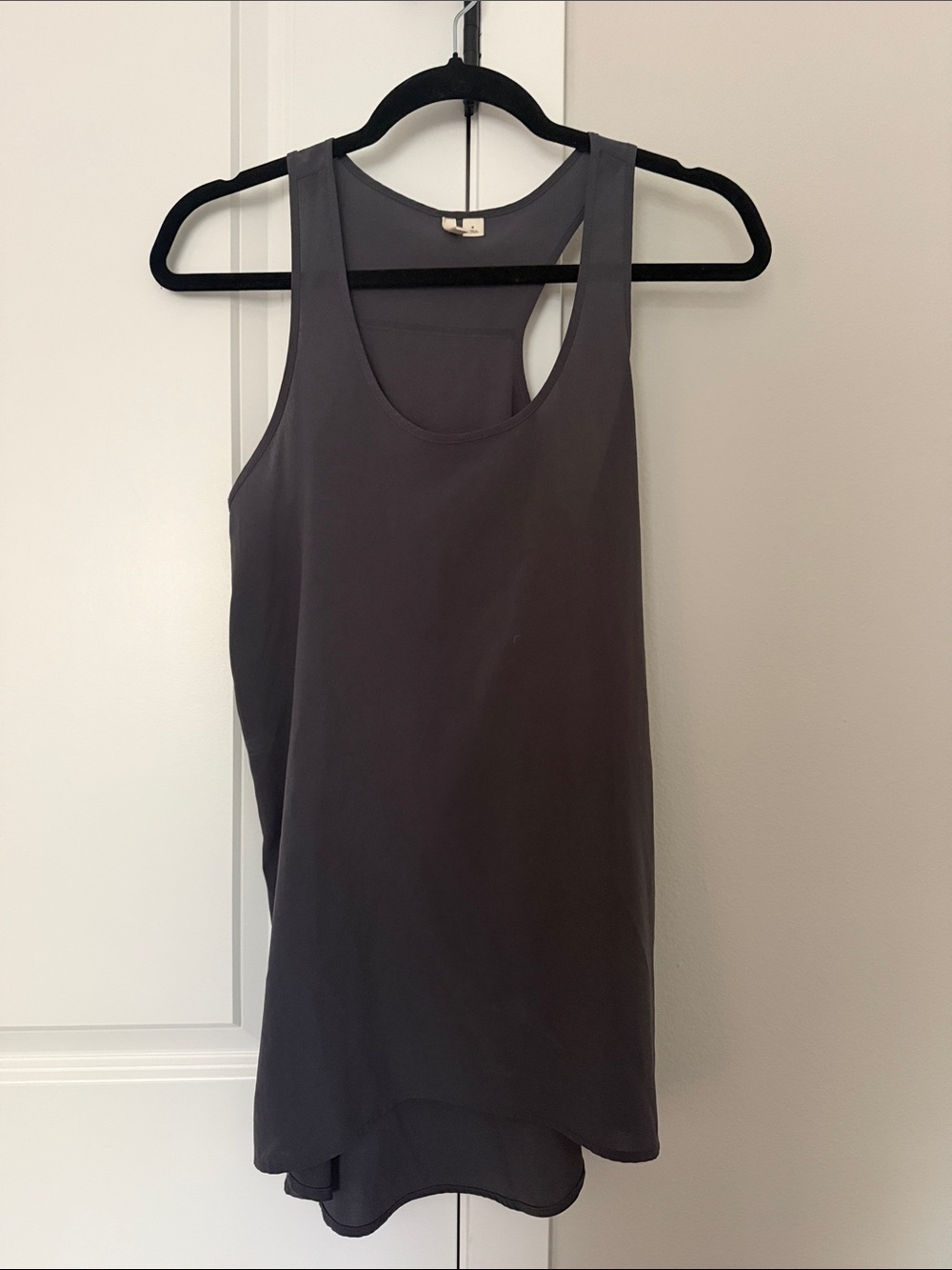 Frenchi Charcoal Gray Racerback Tank